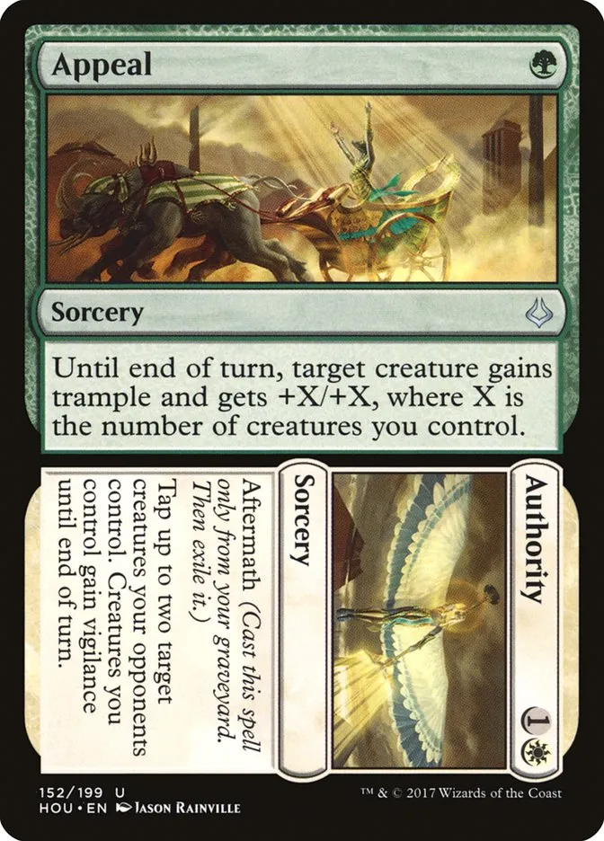 2017 Hour of Devastation Appeal // Authority #152 uncommon card image