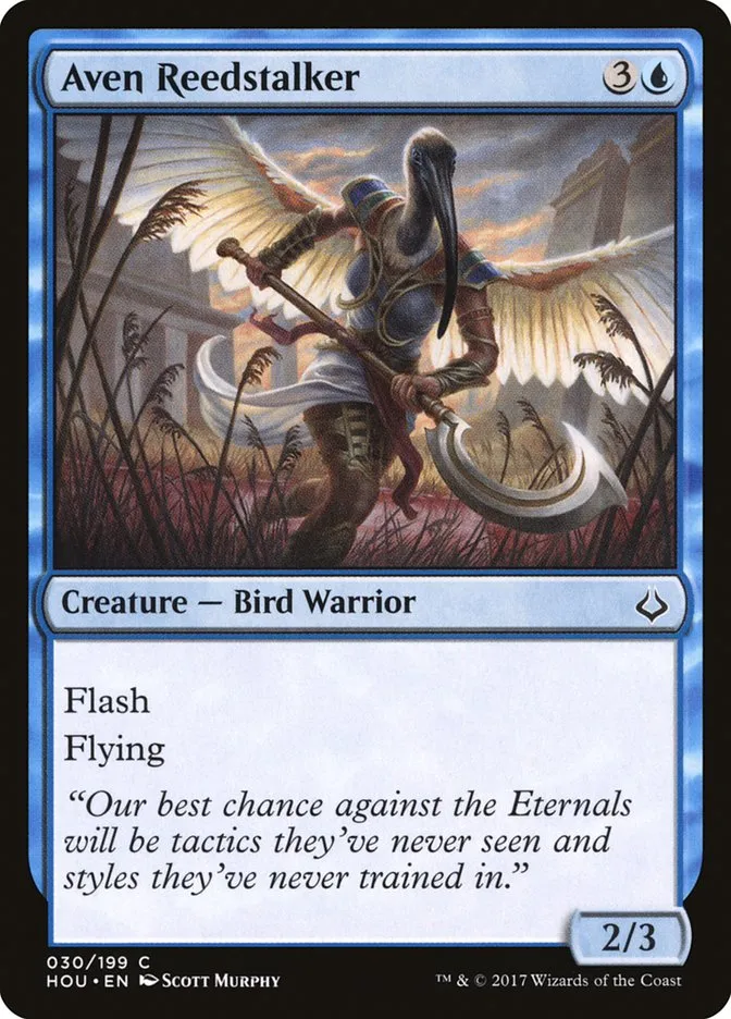 2017 Hour of Devastation Aven Reedstalker common #30 common card image