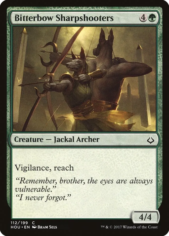2017 Hour of Devastation Bitterbow Sharpshooters #112 common card image