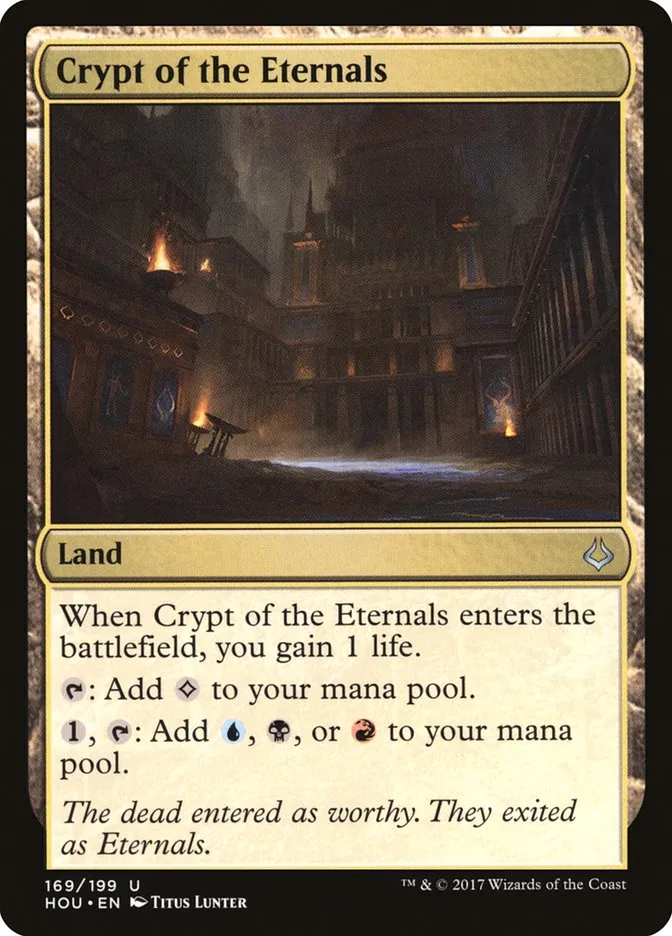 2017 Hour of Devastation Crypt of the Eternals #169 uncommon card image