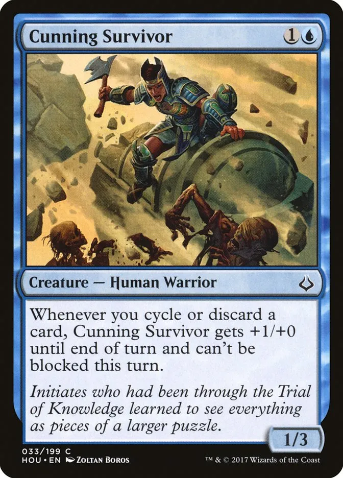 2017 Hour of Devastation Cunning Survivor common #33 common card image