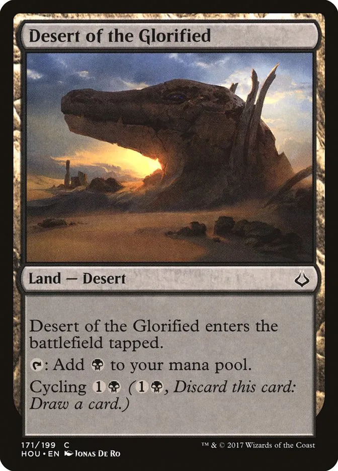 2017 Hour of Devastation Desert of the Glorified #171 common card image