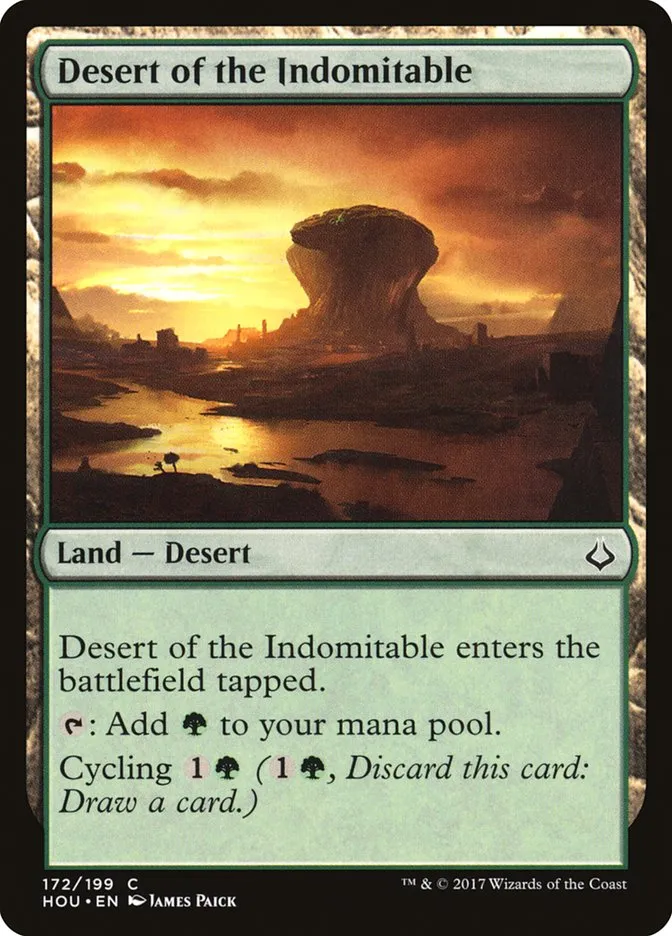 2017 Hour of Devastation Desert of the Indomitable #172 common card image