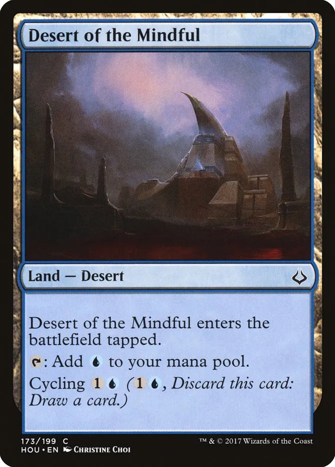 2017 Hour of Devastation Desert of the Mindful #173 common card image
