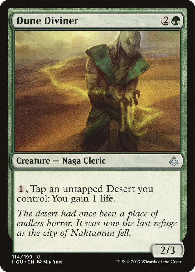 2017 Hour of Devastation Dune Diviner uncommon #114 uncommon card image