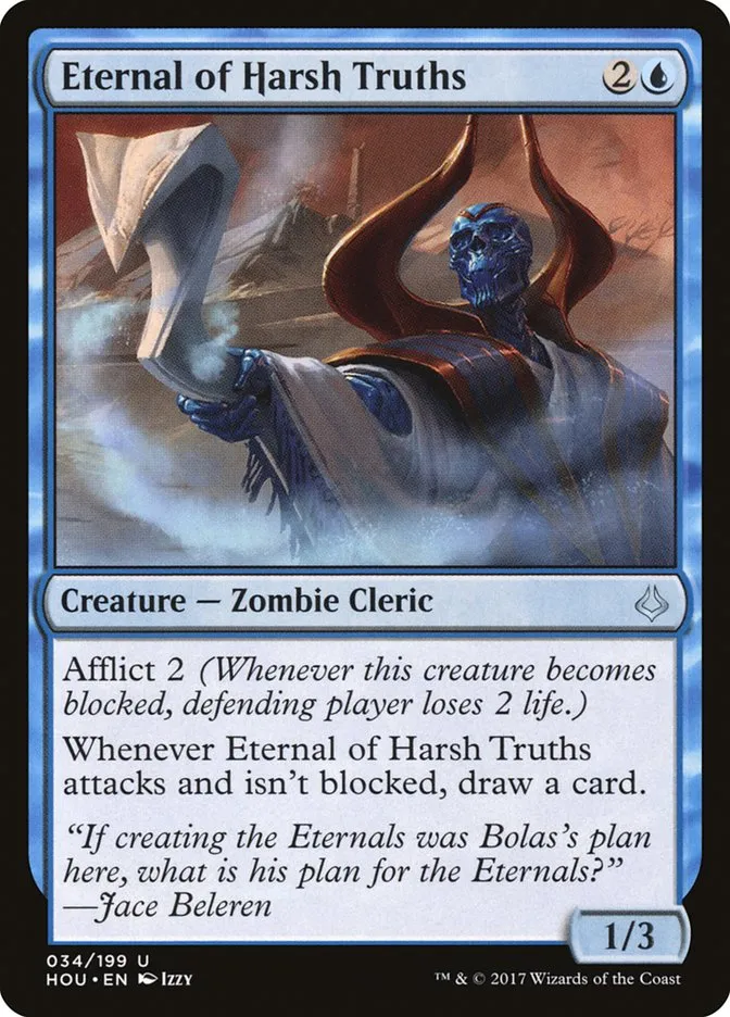 2017 Hour of Devastation Eternal of Harsh Truths uncommon #34 uncommon card image