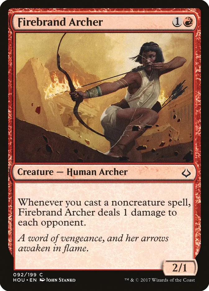 2017 Hour of Devastation Firebrand Archer common #92 common card image