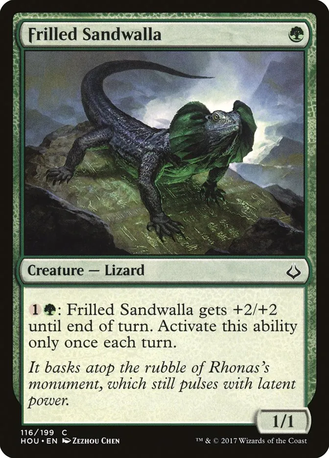 2017 Hour of Devastation Frilled Sandwalla #116 common card image