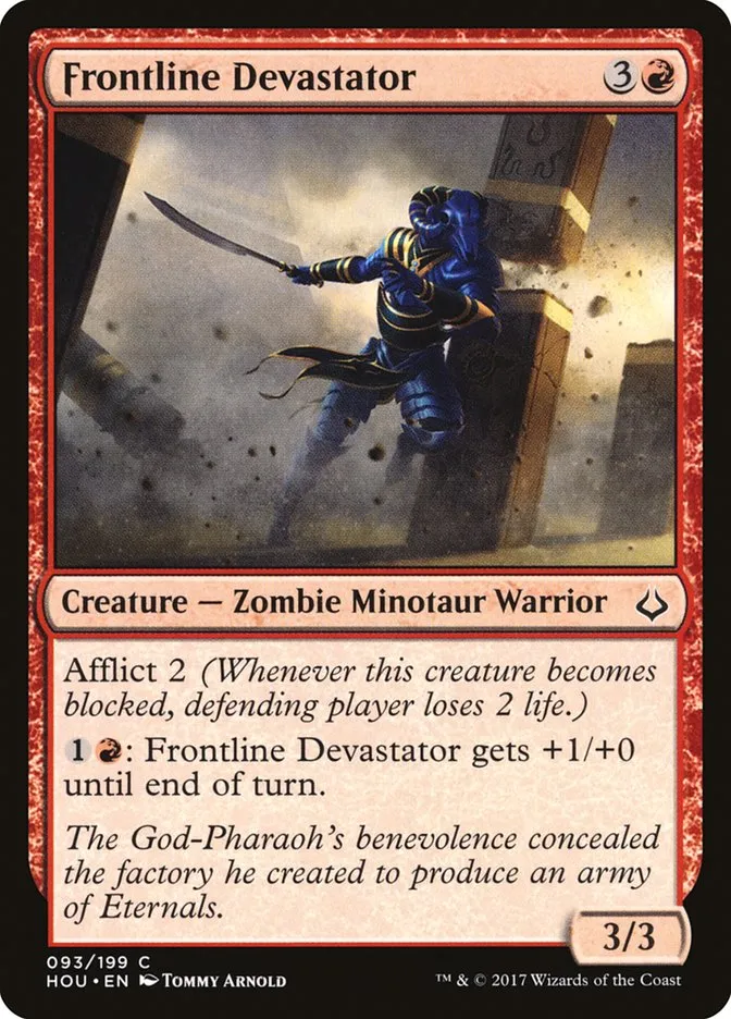 2017 Hour of Devastation Frontline Devastator common #93 common card image