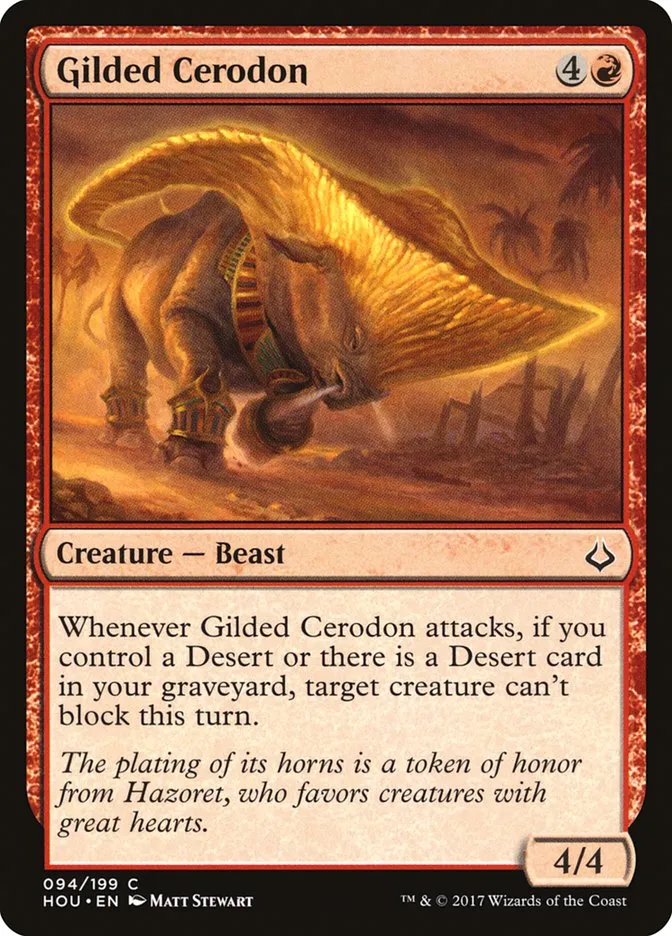 2017 Hour of Devastation Gilded Cerodon common #94 common card image
