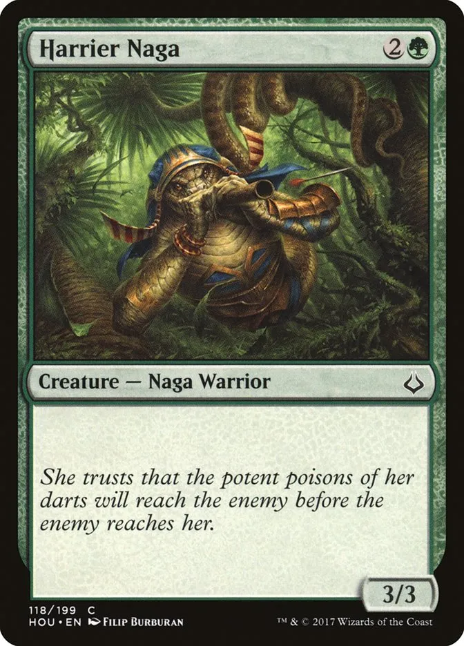 2017 Hour of Devastation Harrier Naga #118 common card image