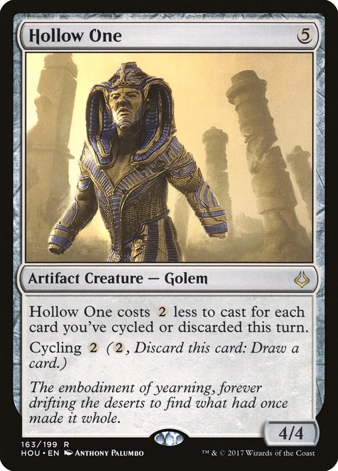 2017 Hour of Devastation Hollow One rare #163 rare card image