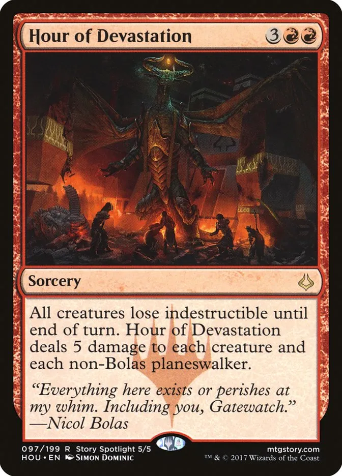 2017 Hour of Devastation Hour of Devastation #97 rare card image