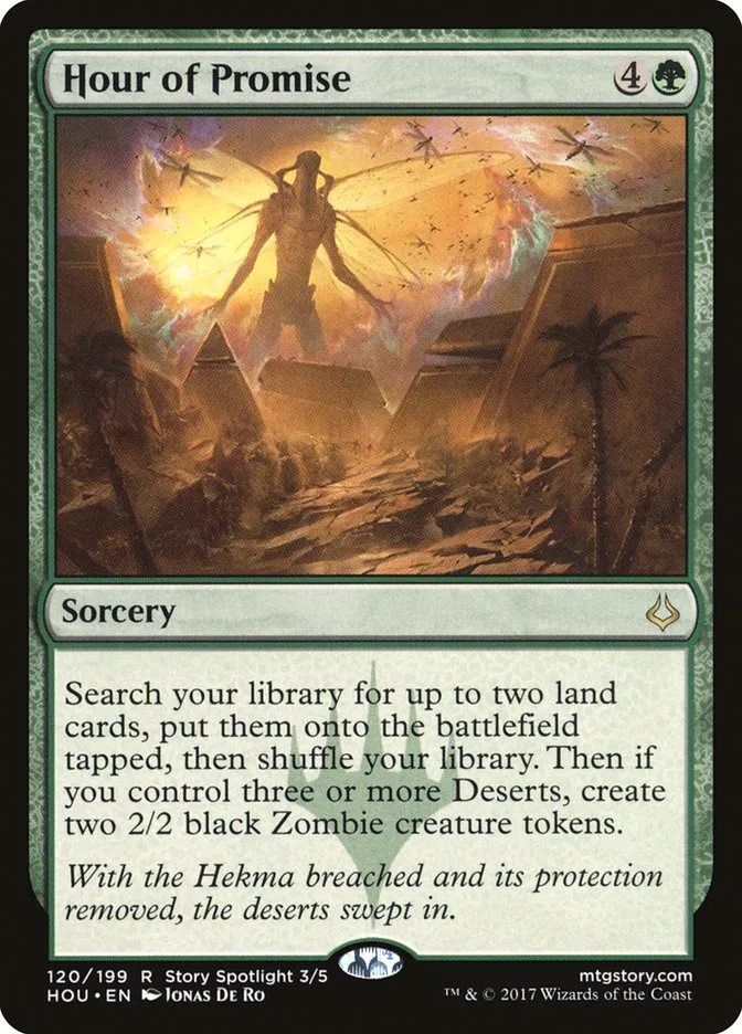 2017 Hour of Devastation Hour of Promise #120 rare card image