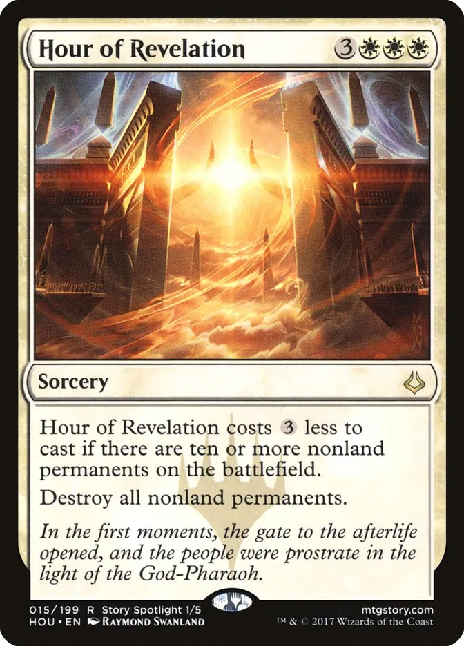 2017 Hour of Devastation Hour of Revelation rare #15 rare card image