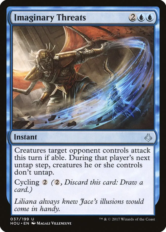 2017 Hour of Devastation Imaginary Threats uncommon #37 uncommon card image
