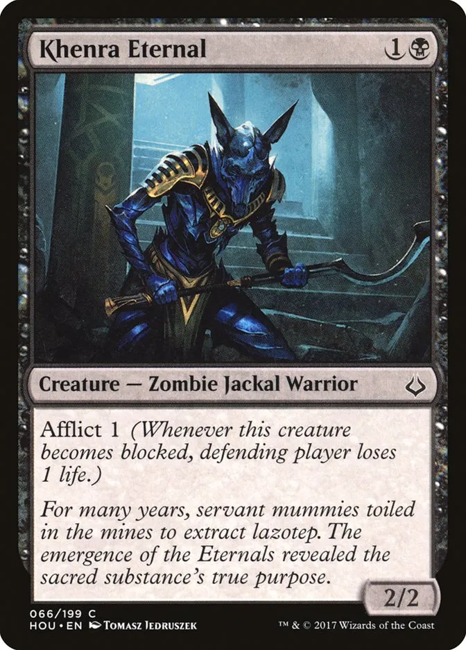 2017 Hour of Devastation Khenra Eternal common #66 common card image