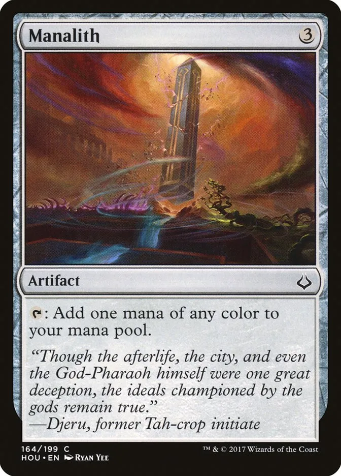 2017 Hour of Devastation Manalith common #164 common card image