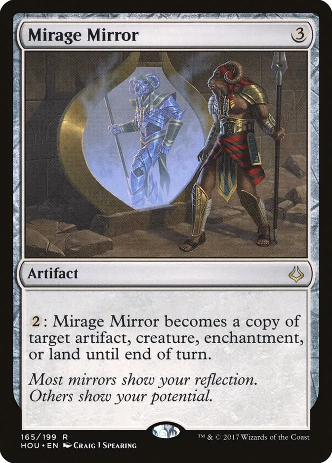 2017 Hour of Devastation Mirage Mirror #165 rare card image