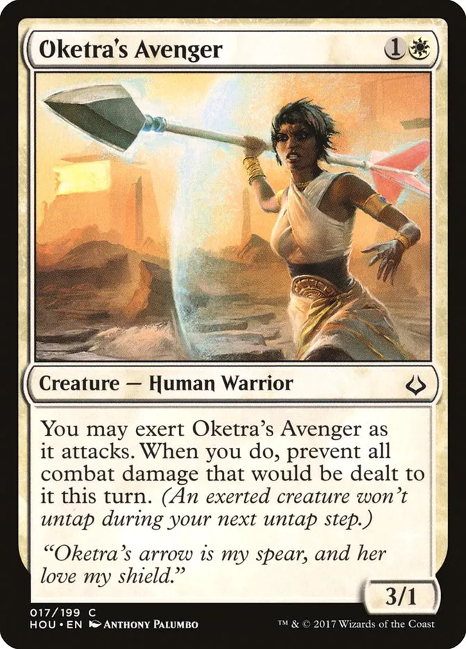 2017 Hour of Devastation Oketra's Avenger common #17 common card image