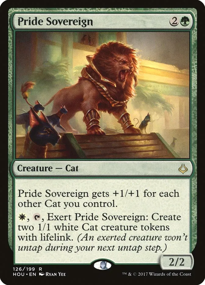 2017 Hour of Devastation Pride Sovereign #126 rare card image