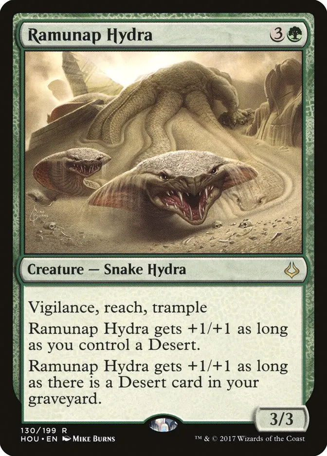 2017 Hour of Devastation Ramunap Hydra #130 rare card image