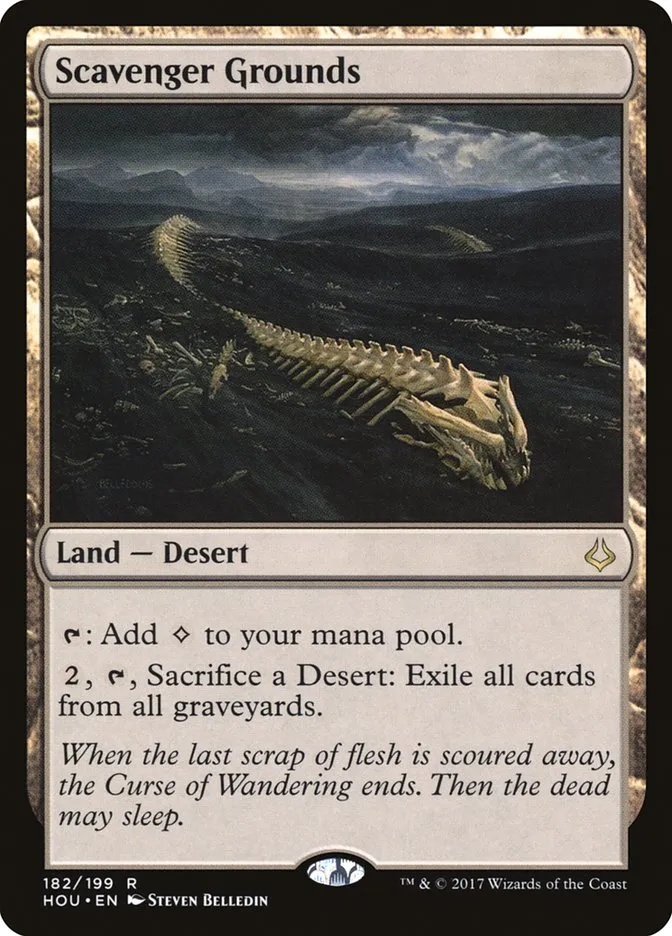 2017 Hour of Devastation Scavenger Grounds #182 rare card image