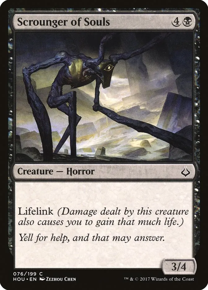 2017 Hour of Devastation Scrounger of Souls #76 common card image