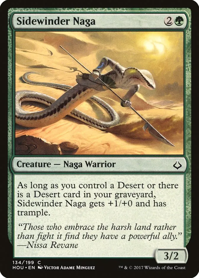 2017 Hour of Devastation Sidewinder Naga common #134 common card image