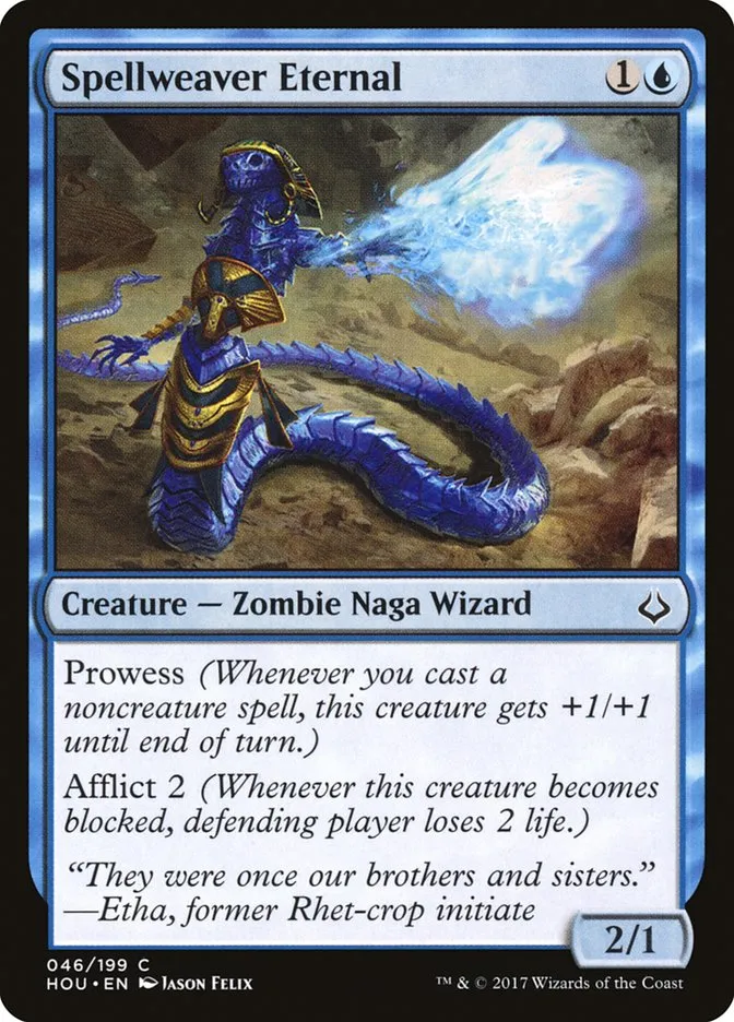 2017 Hour of Devastation Spellweaver Eternal common #46 common card image
