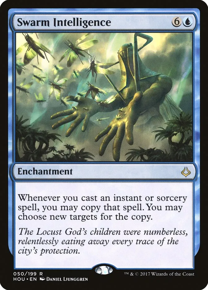 2017 Hour of Devastation Swarm Intelligence rare #50 rare card image