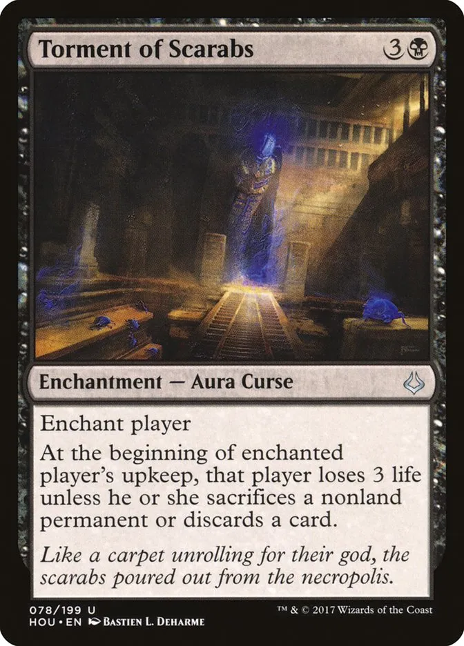 2017 Hour of Devastation Torment of Scarabs #78 uncommon card image