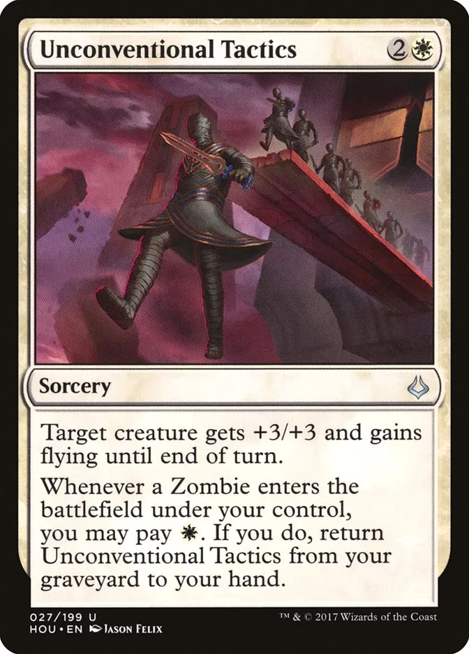2017 Hour of Devastation Unconventional Tactics uncommon #27 uncommon card image
