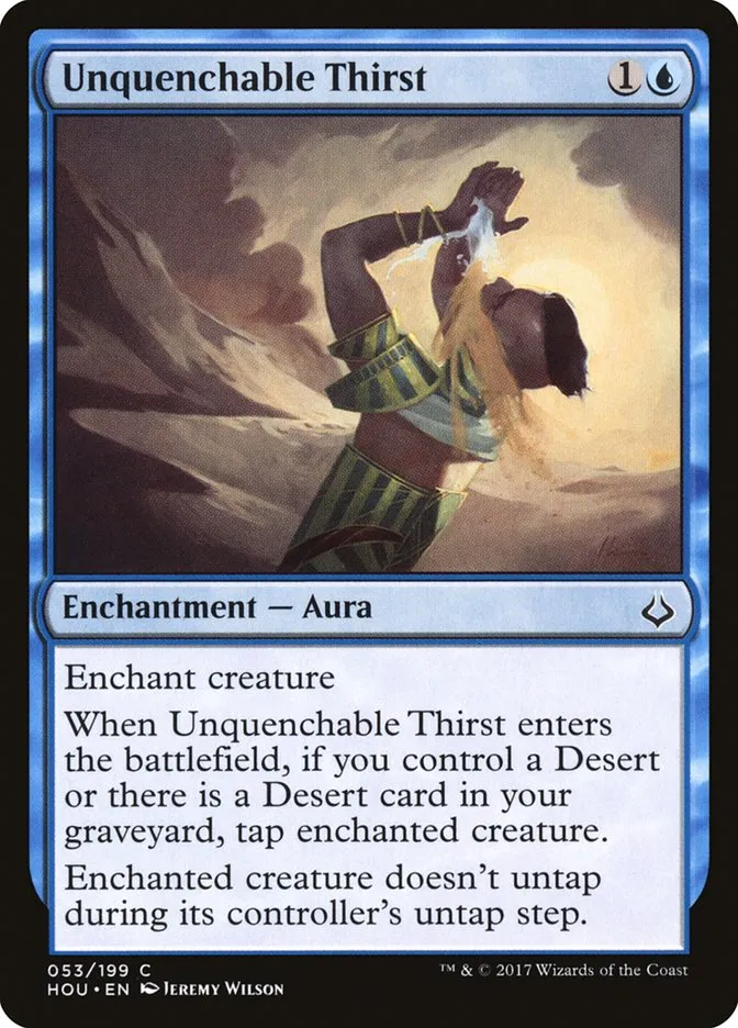 2017 Hour of Devastation Unquenchable Thirst common #53 common card image