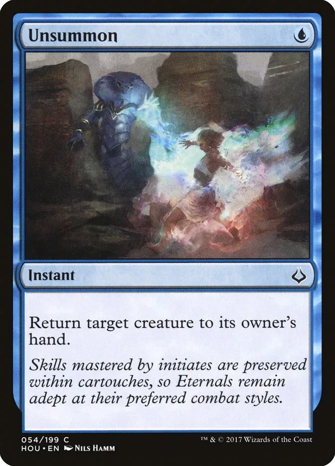 2017 Hour of Devastation Unsummon common #54 common card image