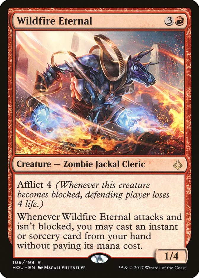 2017 Hour of Devastation Wildfire Eternal #109 rare card image