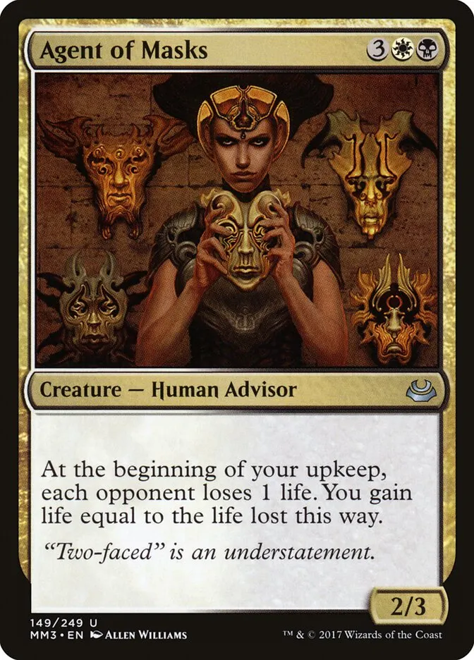 2017 Modern Masters 2017 Agent of Masks #149 uncommon card image