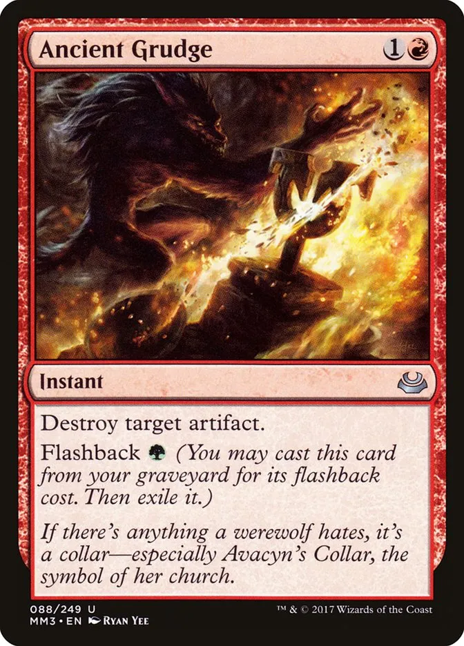 2017 Modern Masters 2017 Ancient Grudge uncommon #88 uncommon card image