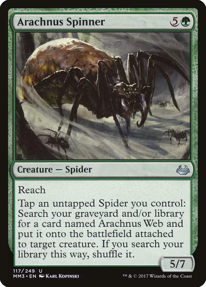 2017 Modern Masters 2017 Arachnus Spinner uncommon #117 uncommon card image
