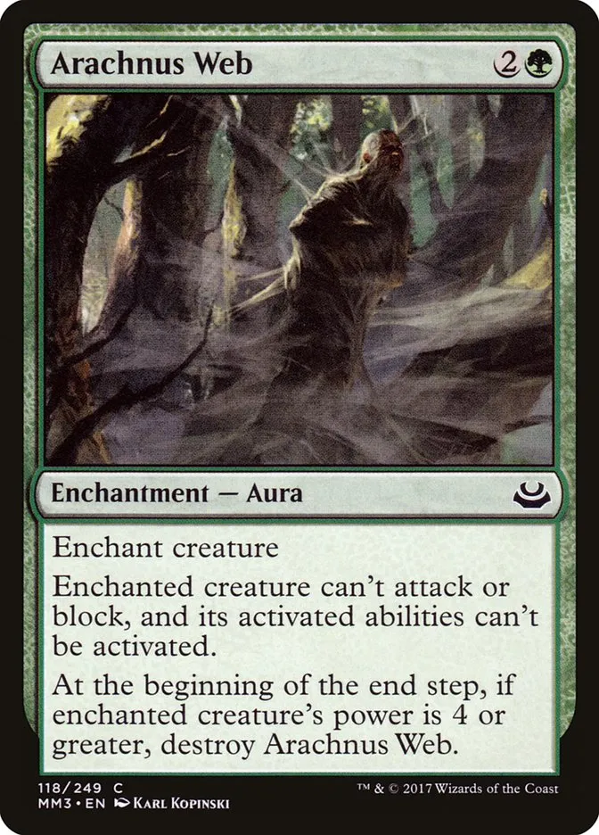 2017 Modern Masters 2017 Arachnus Web common #118 common card image