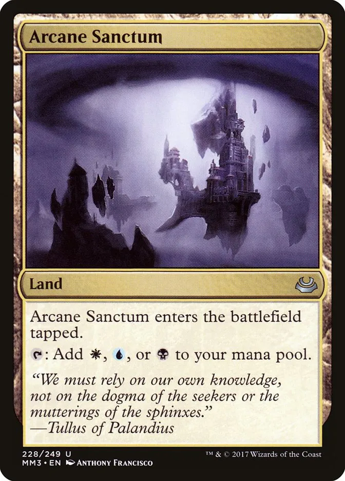 2017 Modern Masters 2017 Arcane Sanctum uncommon #228 uncommon card image