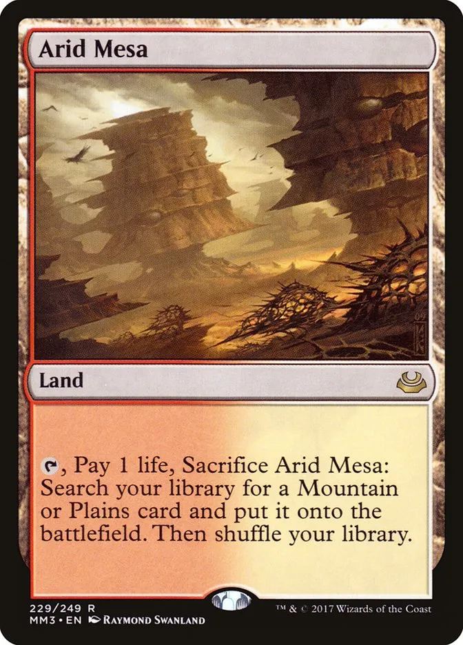 2017 Modern Masters 2017 Arid Mesa rare #229 rare card image