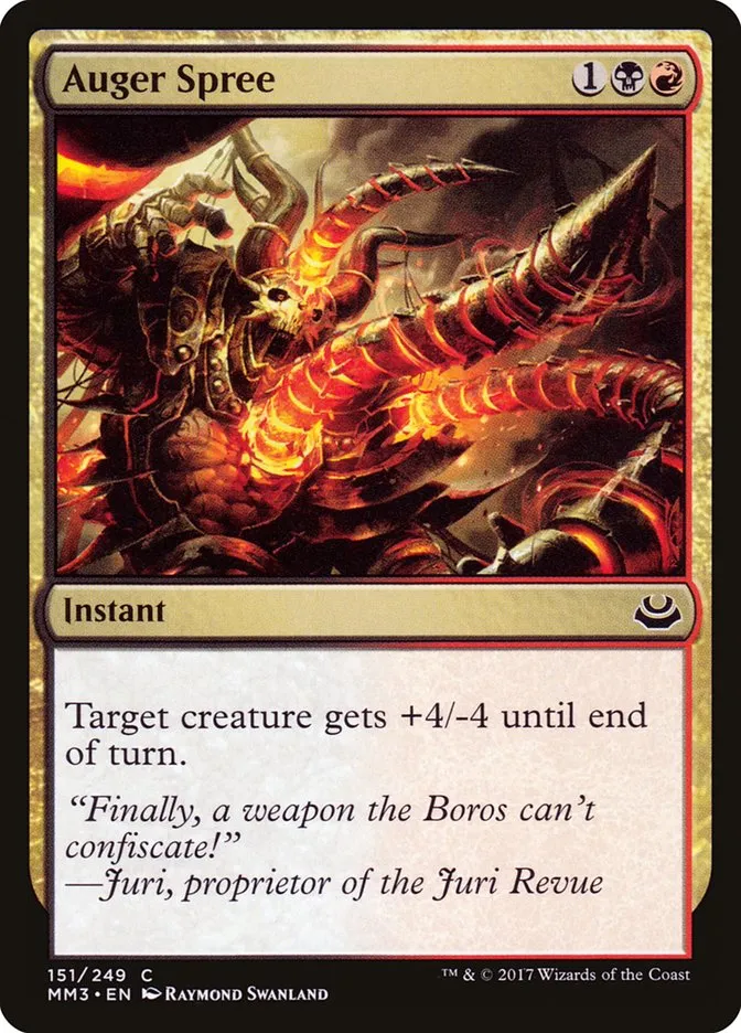 2017 Modern Masters 2017 Auger Spree common #151 common card image