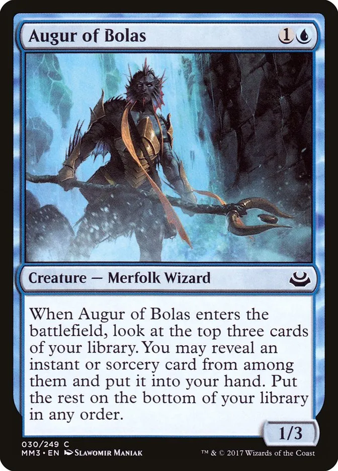 2017 Modern Masters 2017 Augur of Bolas #30 common card image