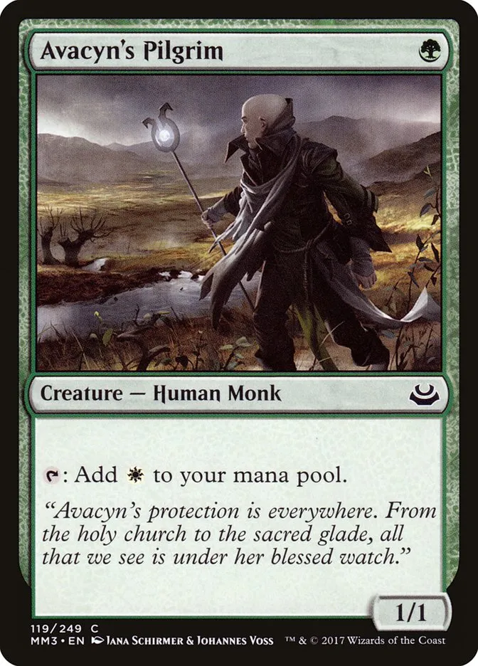 2017 Modern Masters 2017 Avacyn's Pilgrim #119 common card image