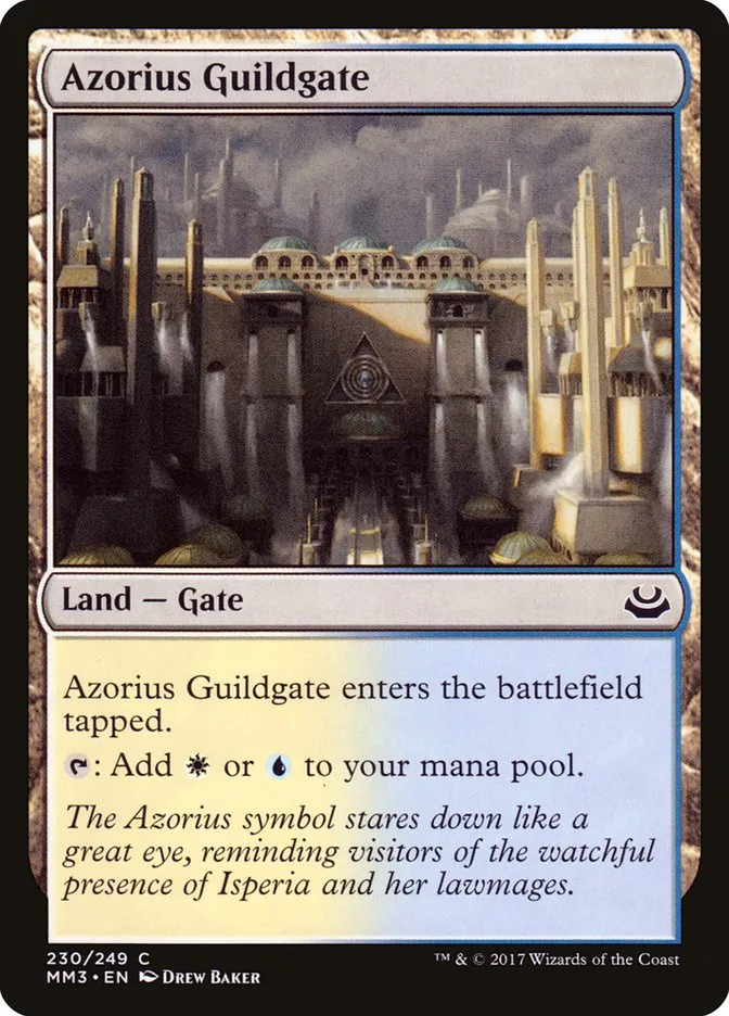2017 Modern Masters 2017 Azorius Guildgate common #230 common card image