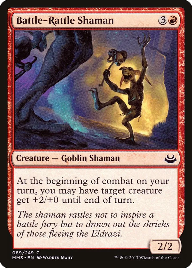 2017 Modern Masters 2017 Battle-Rattle Shaman #89 common card image