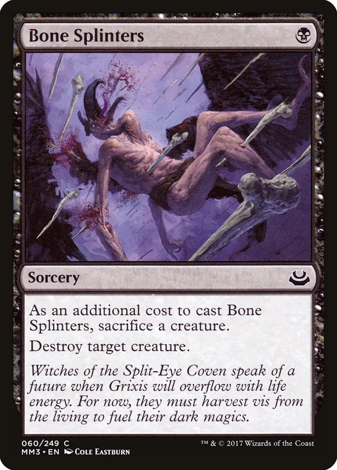 2017 Modern Masters 2017 Bone Splinters common #60 common card image