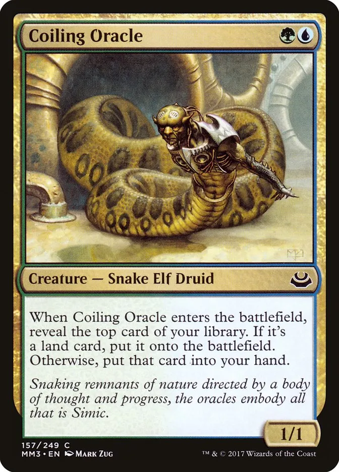 2017 Modern Masters 2017 Coiling Oracle common #157 common card image