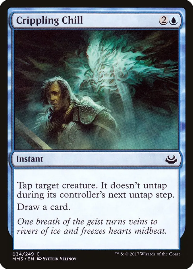2017 Modern Masters 2017 Crippling Chill common #34 common card image
